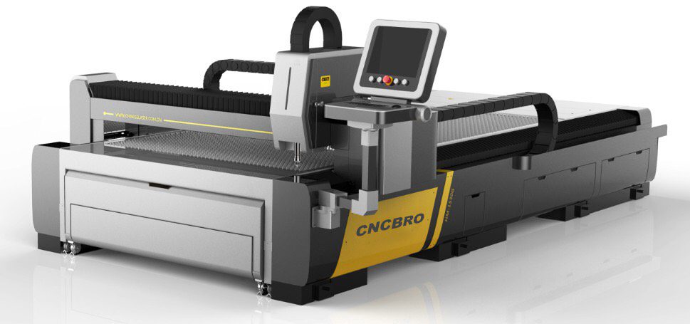 15.CNC z Fiber laser cutting machine FB16 1530 500W