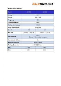 manual CHILLER WATER COOLING model JL 5000 5200 page 0003