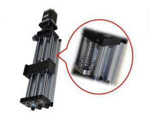 Linear Actuator THK90 – Ballscrew Slide Twin Round Shaft, 0.6meter