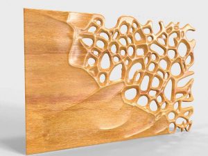 cnc wooden wall decor 3d