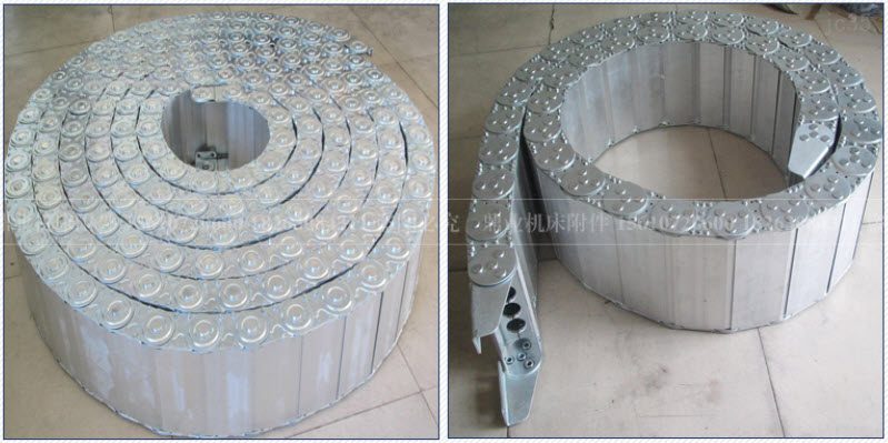 Cable drag chain closed steel2