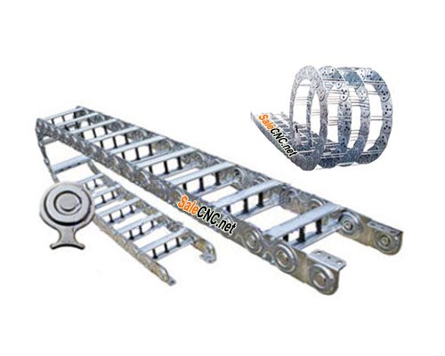 กระดูกงูเหล็กร้อยสายไฟ Steel Cable Drag Chain