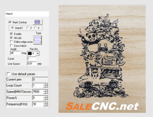 ตัวอย่าง cnc marking co2 30w 6