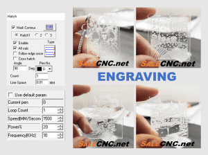 ตัวอย่าง cnc marking co2 30w 7