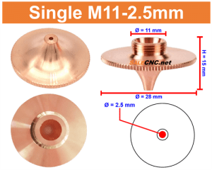 Single M11 2.5mm 1