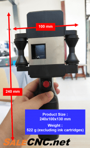 ขนาด เครื่องพิมพ์วันที่ผลิต วันหมดอายุ Handheld inkjet printer G 522 2