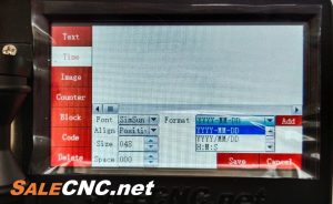 หน้าจอสัมผัส เครื่องพิมพ์วันที่ผลิต วันหมดอายุ Handheld inkjet printer 10