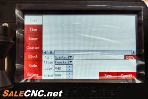 หน้าจอสัมผัส เครื่องพิมพ์วันที่ผลิต วันหมดอายุ Handheld inkjet printer 12