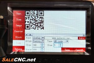 หน้าจอสัมผัส เครื่องพิมพ์วันที่ผลิต วันหมดอายุ Handheld inkjet printer 5