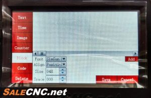 หน้าจอสัมผัส เครื่องพิมพ์วันที่ผลิต วันหมดอายุ Handheld inkjet printer 7