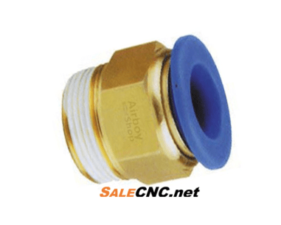 ข้อต่อลม 6mm เกลียว 9.7mm PC6-01
