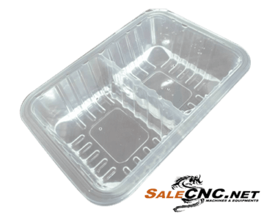 กล่อง PP แบบ 2 ช่อง ขนาด 200×140×55 mm. - สำหรับเครื่องแพ็คกล่อง